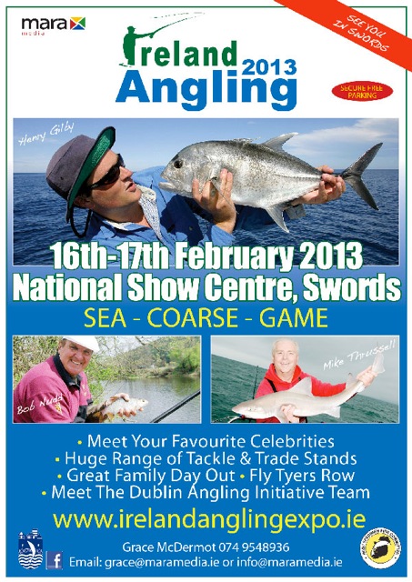 The 2013 Ireland Angling Expo is on in the National Show Centre in Swords this weekend. There promises to be something for everyone!