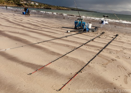 Spare rods set up, ready for anything