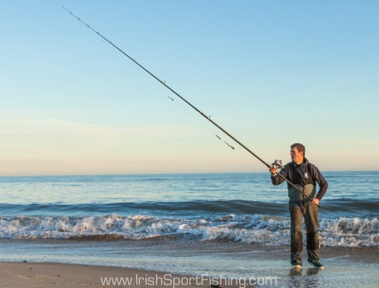 Alan Mulcahy casting out at Kilgorman