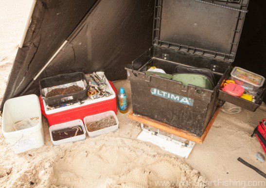 A neat and tidy shelter - everything ready to go!